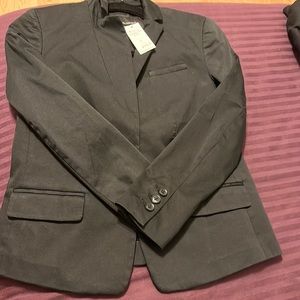 Banana Republic Black Suit Jacket Size 2 NWT